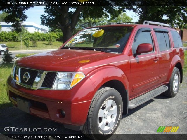 2007 Nissan Pathfinder SE 4x4 in Red Brawn