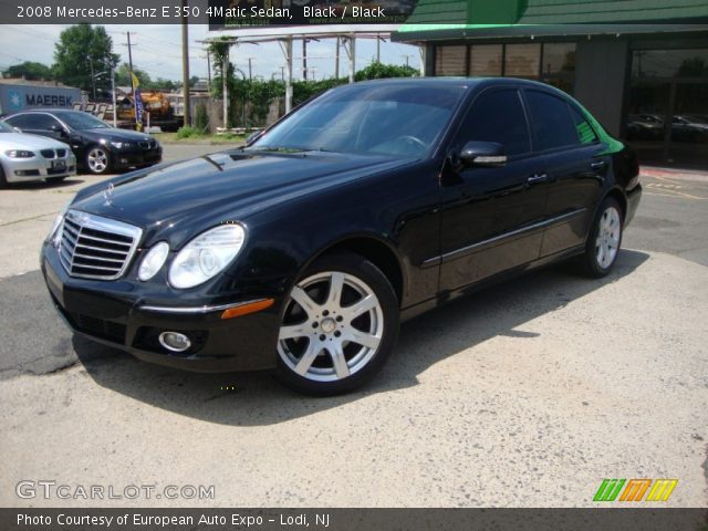 2008 Mercedes-Benz E 350 4Matic Sedan in Black