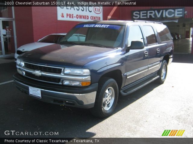 2003 Chevrolet Suburban 1500 LT 4x4 in Indigo Blue Metallic