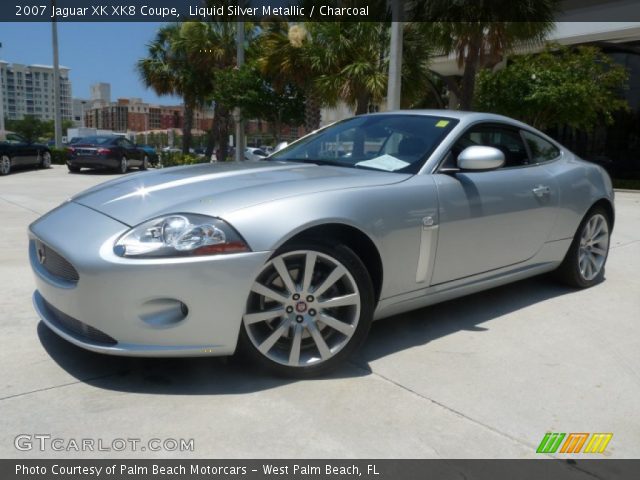 2007 Jaguar XK XK8 Coupe in Liquid Silver Metallic