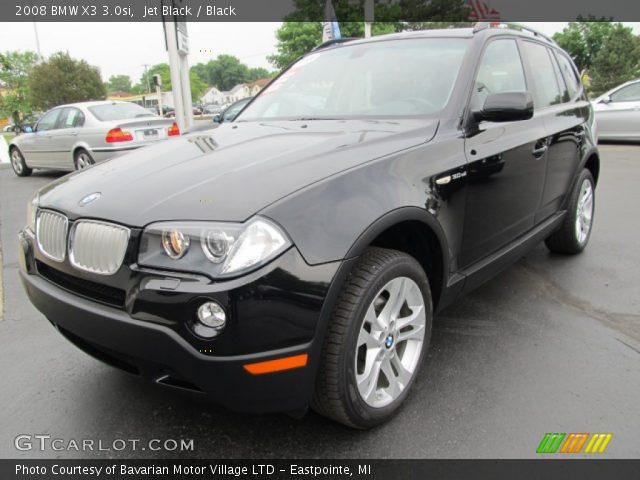 2008 BMW X3 3.0si in Jet Black