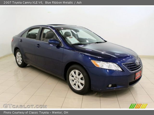 2007 Toyota Camry XLE V6 in Blue Ribbon Metallic