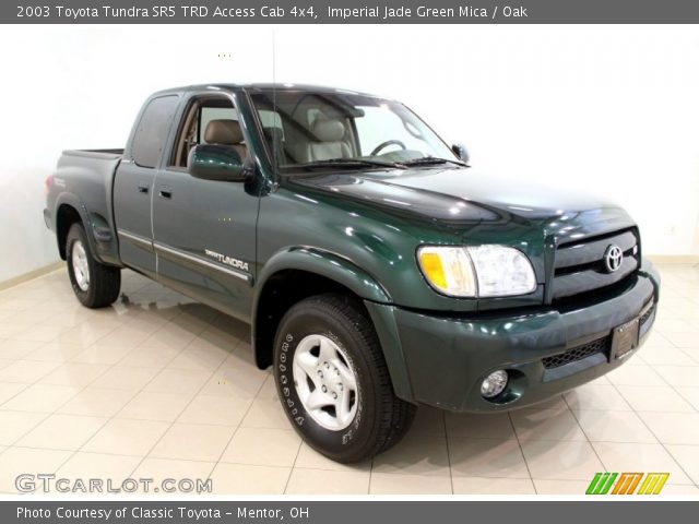 2003 Toyota Tundra SR5 TRD Access Cab 4x4 in Imperial Jade Green Mica