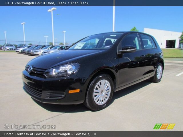 2011 Volkswagen Golf 4 Door in Black