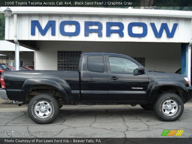 2008 Toyota Tacoma Access Cab 4x4 in Black Sand Pearl
