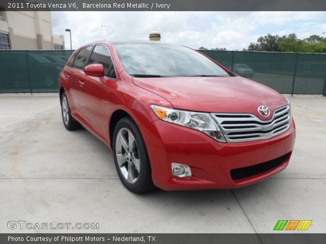 2011 Toyota Venza V6 in Barcelona Red Metallic