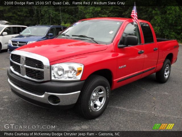 2008 Dodge Ram 1500 SXT Quad Cab in Flame Red