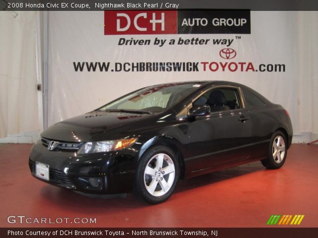 2008 Honda Civic EX Coupe in Nighthawk Black Pearl