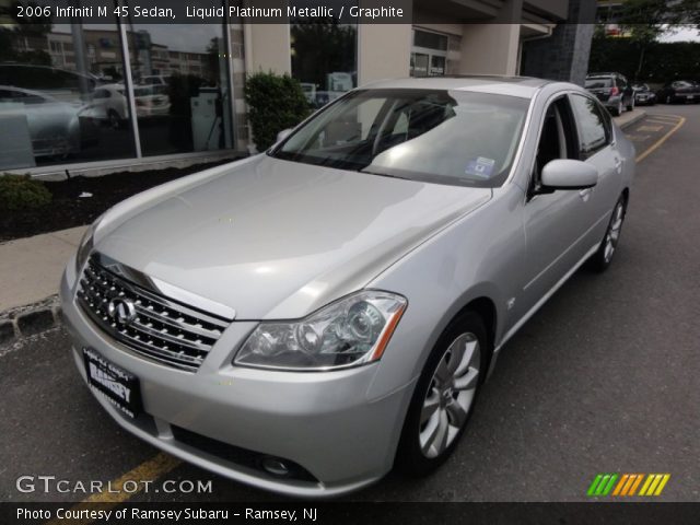 2006 Infiniti M 45 Sedan in Liquid Platinum Metallic