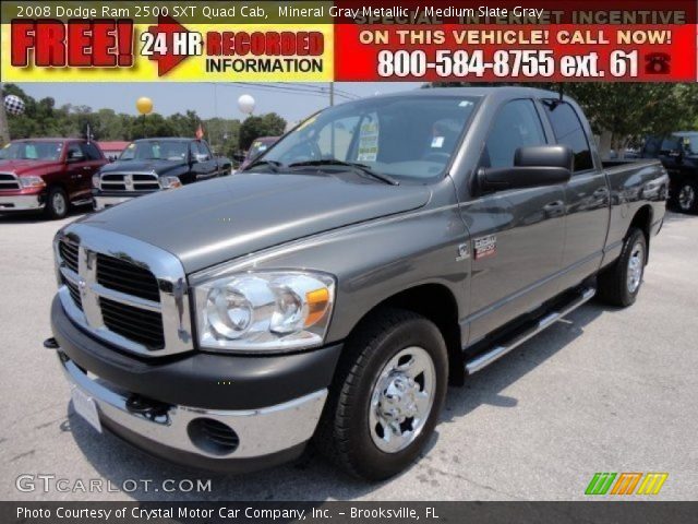 2008 Dodge Ram 2500 SXT Quad Cab in Mineral Gray Metallic