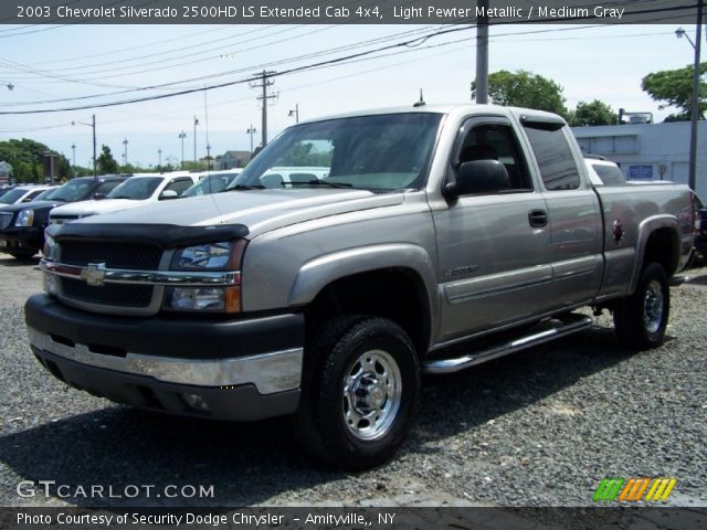 2003 Chevrolet Silverado 2500HD LS Extended Cab 4x4 in Light Pewter Metallic