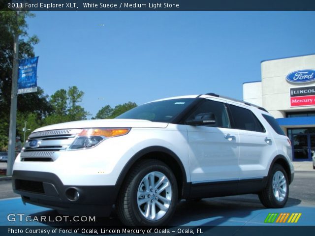 2011 Ford Explorer XLT in White Suede
