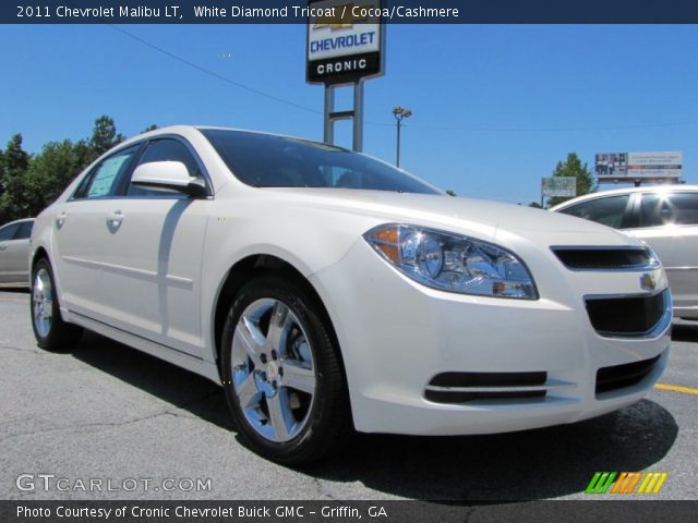 2011 Chevrolet Malibu LT in White Diamond Tricoat