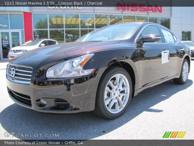 2011 Nissan Maxima 3.5 SV in Crimson Black