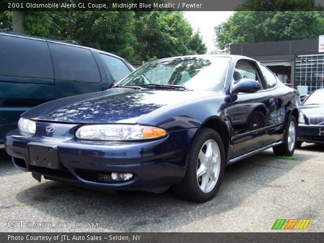 2001 Oldsmobile Alero GL Coupe in Midnight Blue Metallic