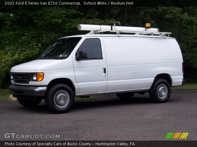 2003 Ford E Series Van E250 Commercial in Oxford White