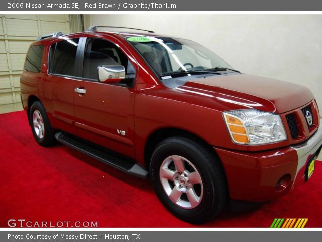 2006 Nissan Armada SE in Red Brawn