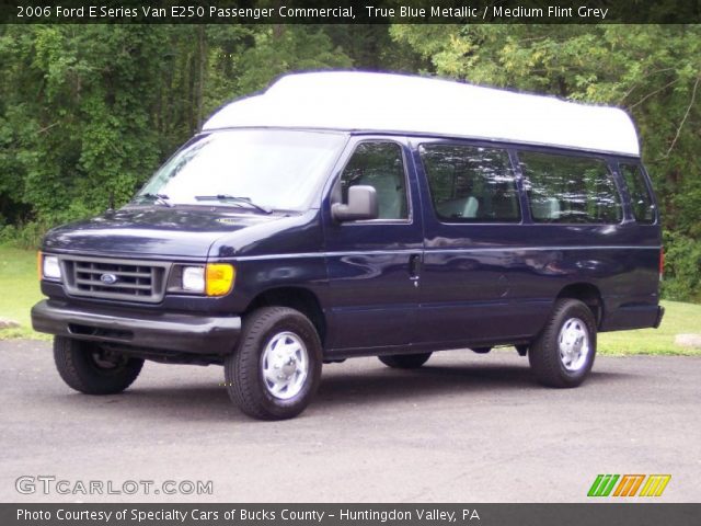 2006 Ford E Series Van E250 Passenger Commercial in True Blue Metallic