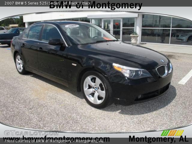 2007 BMW 5 Series 525i Sedan in Jet Black