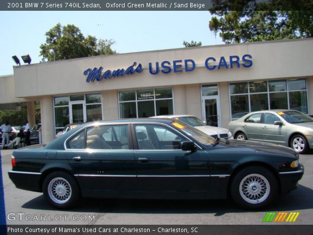 2001 BMW 7 Series 740iL Sedan in Oxford Green Metallic