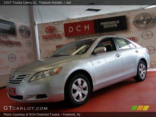 2007 Toyota Camry LE in Titanium Metallic