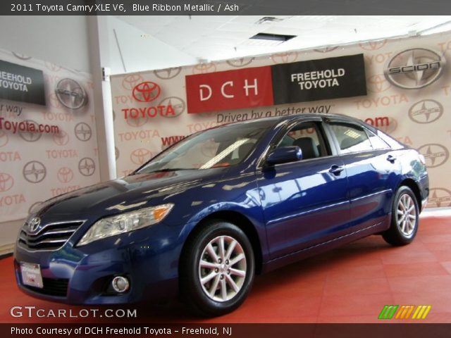 2011 Toyota Camry XLE V6 in Blue Ribbon Metallic