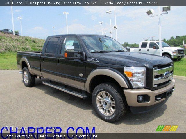 2011 Ford F350 Super Duty King Ranch Crew Cab 4x4 in Tuxedo Black