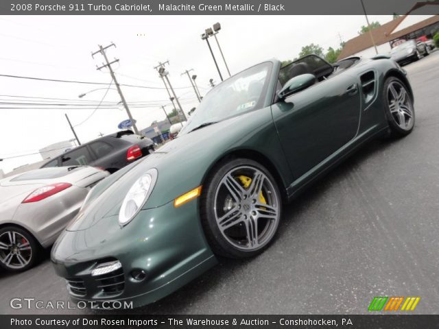 2008 Porsche 911 Turbo Cabriolet in Malachite Green Metallic