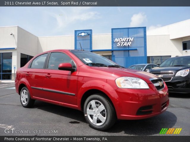 2011 Chevrolet Aveo LT Sedan in Sport Red