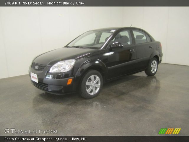2009 Kia Rio LX Sedan in Midnight Black