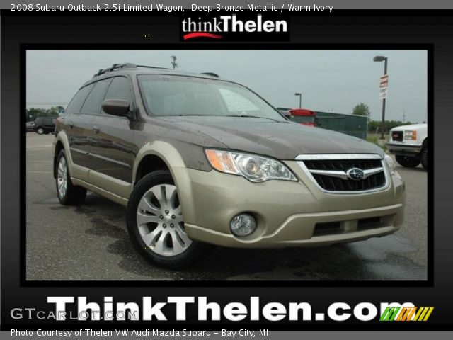 2008 Subaru Outback 2.5i Limited Wagon in Deep Bronze Metallic