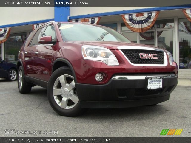 2008 GMC Acadia SLT AWD in Red Jewel