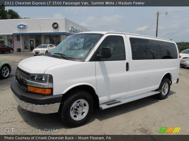 2011 Chevrolet Express LT 3500 Passenger Van in Summit White