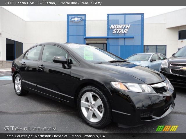 2010 Honda Civic LX-S Sedan in Crystal Black Pearl