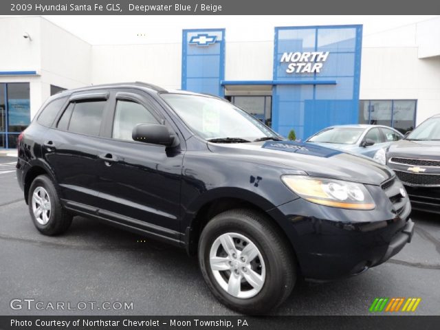 2009 Hyundai Santa Fe GLS in Deepwater Blue
