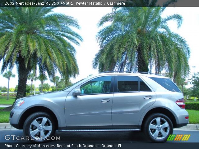 2009 Mercedes-Benz ML 350 4Matic in Pewter Metallic