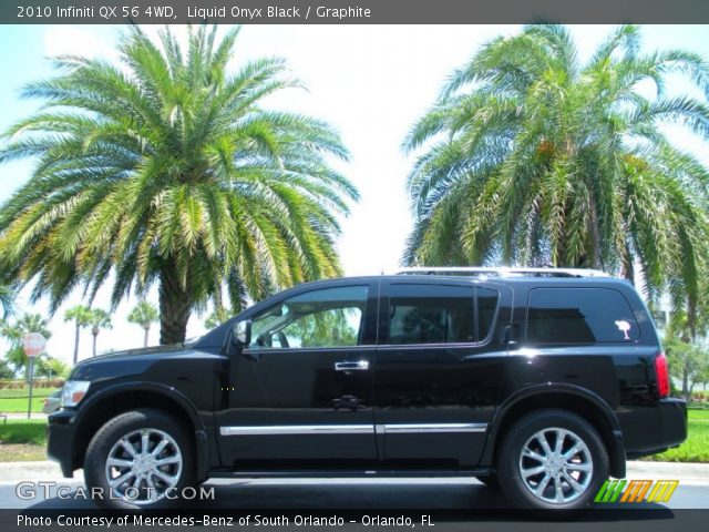 2010 Infiniti QX 56 4WD in Liquid Onyx Black