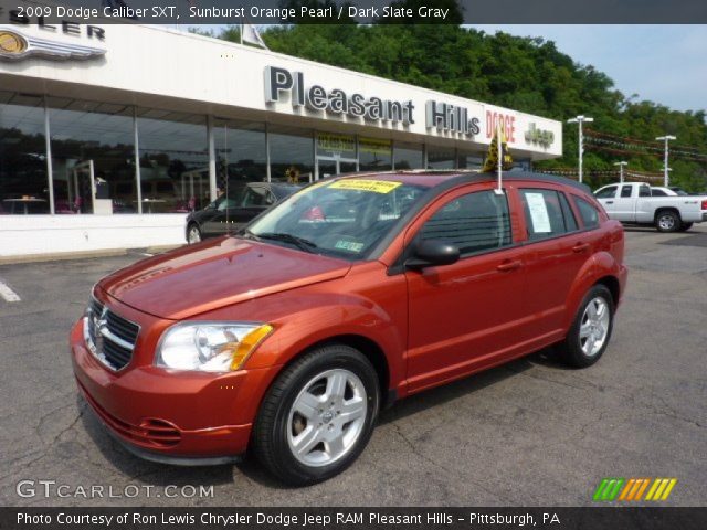 2009 Dodge Caliber SXT in Sunburst Orange Pearl