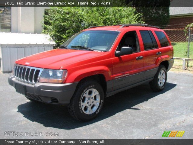 2001 Jeep Grand Cherokee Laredo 4x4 in Flame Red