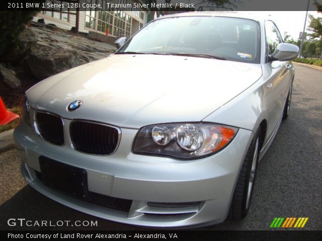 2011 BMW 1 Series 128i Coupe in Titanium Silver Metallic