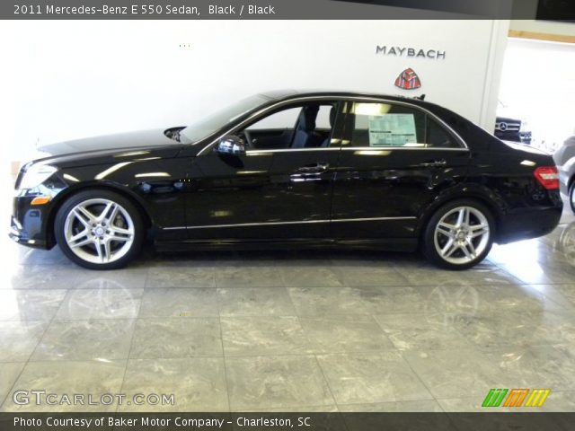 2011 Mercedes-Benz E 550 Sedan in Black