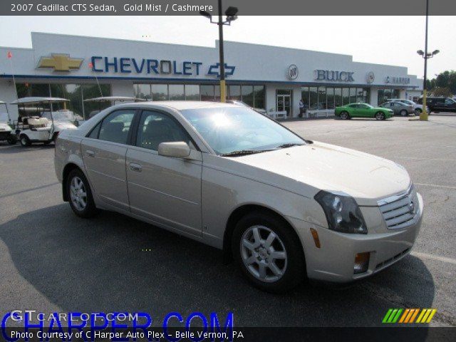 2007 Cadillac CTS Sedan in Gold Mist