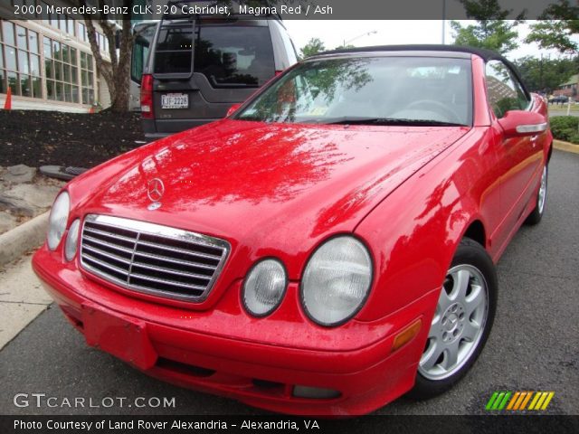2000 Mercedes-Benz CLK 320 Cabriolet in Magma Red