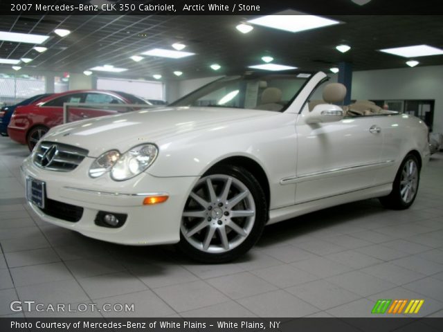 2007 Mercedes-Benz CLK 350 Cabriolet in Arctic White