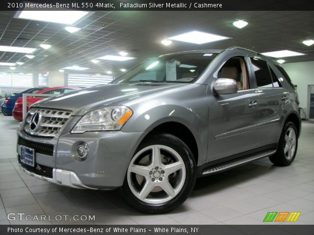 2010 Mercedes-Benz ML 550 4Matic in Palladium Silver Metallic