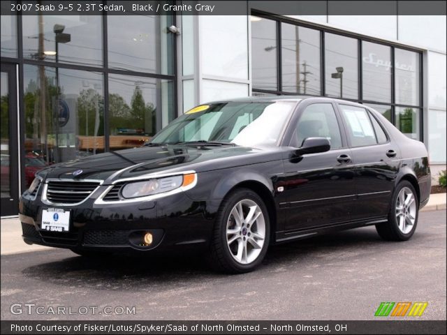 2007 Saab 9-5 2.3T Sedan in Black