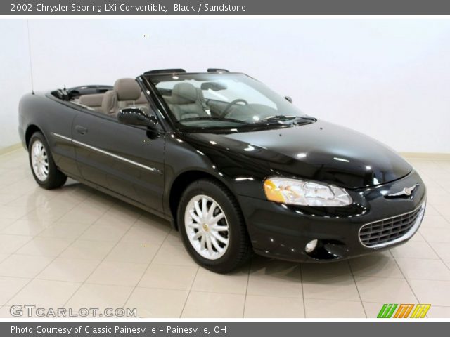 2002 Chrysler Sebring LXi Convertible in Black