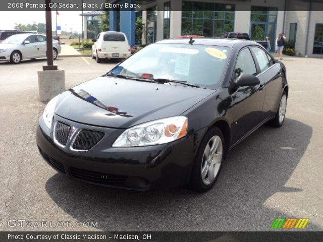 2008 Pontiac G6 Sedan in Black