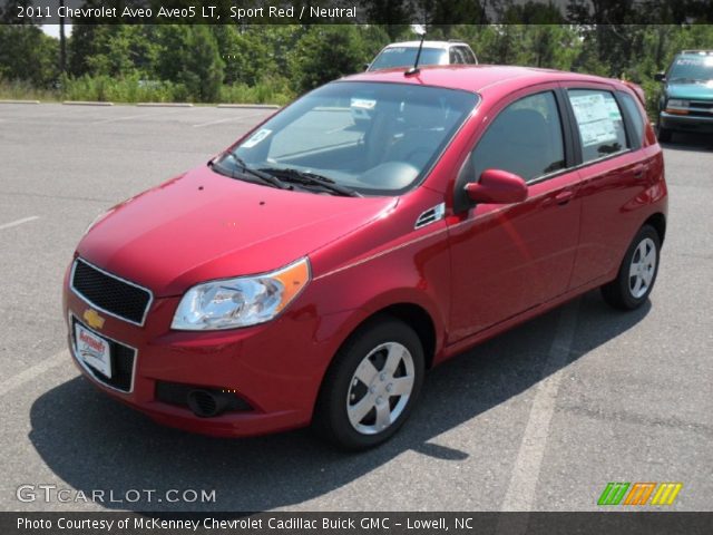 2011 Chevrolet Aveo Aveo5 LT in Sport Red