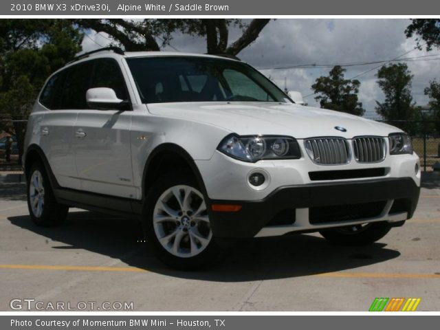 2010 BMW X3 xDrive30i in Alpine White